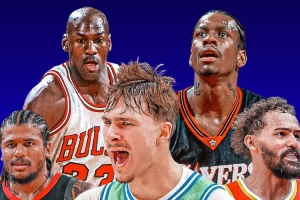 新秀连续得分30+场次排名！AI连续6场第一 太阳格林5连 弗拉格4连