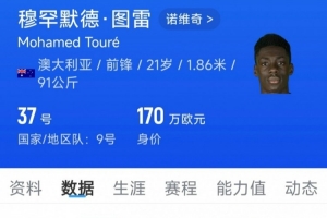 诺维奇小将图雷首次首发就戴帽，英格兰联赛上次做到的是林加德